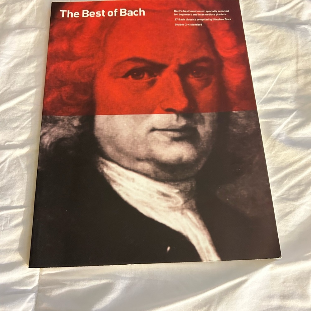 The Best of Bach Piano Book – 27 Classics Grades 2–4 – NEW